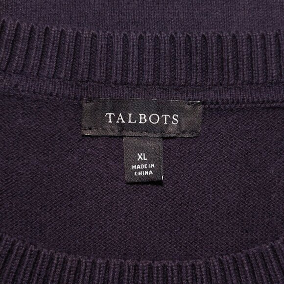 Talbots | 'Bold Butterfly' Crew Neck Sweater - Picture 7 of 9